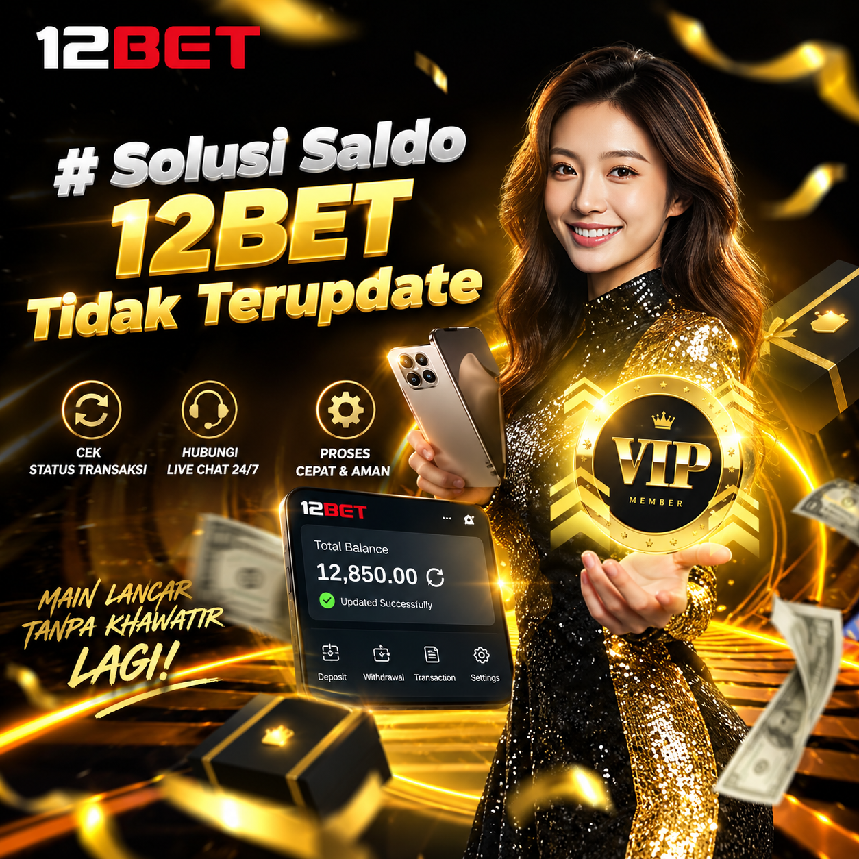 【12BET】Solusi Saldo 12BET Tidak Terupdate