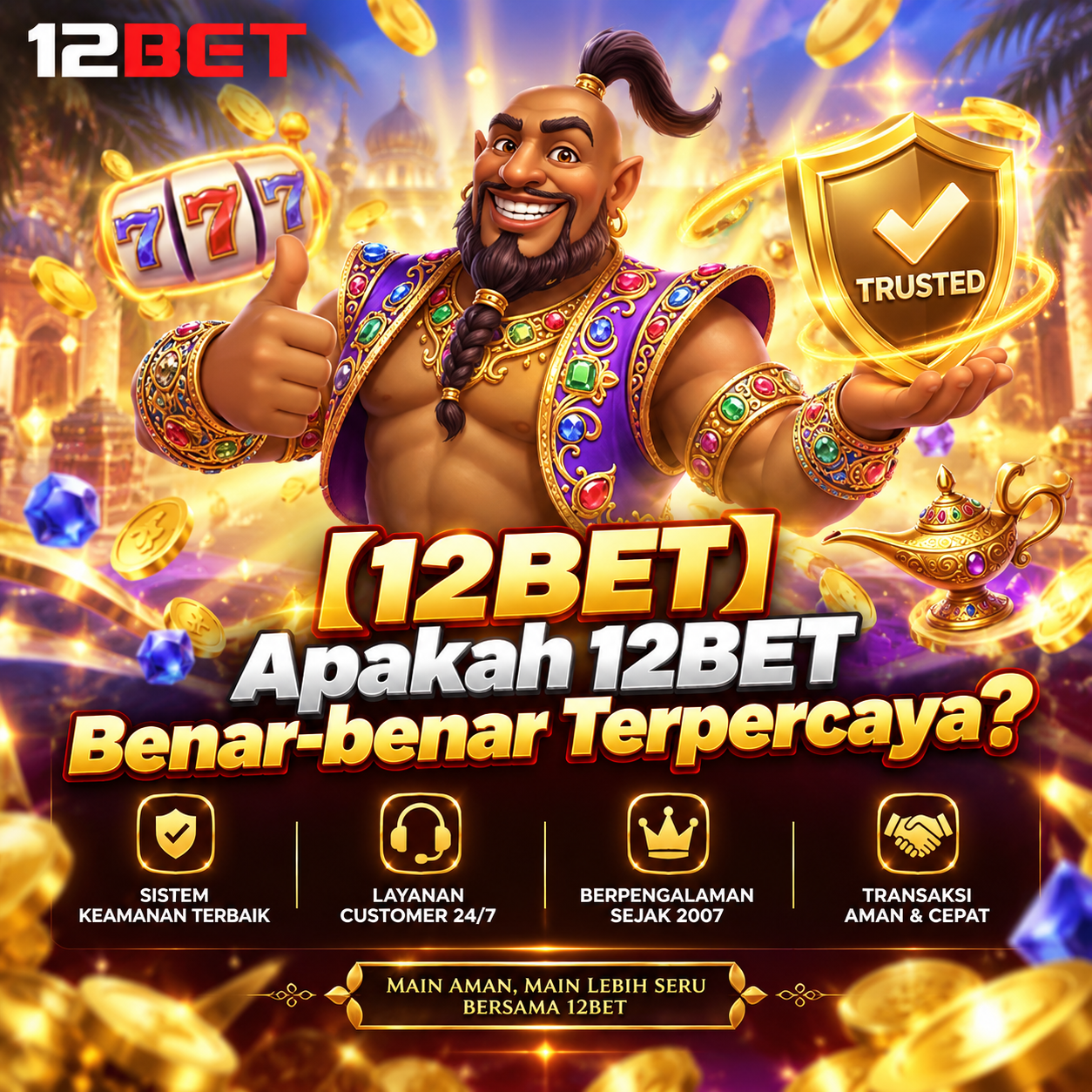 【12BET】Apakah 12BET Benar-benar Terpercaya?